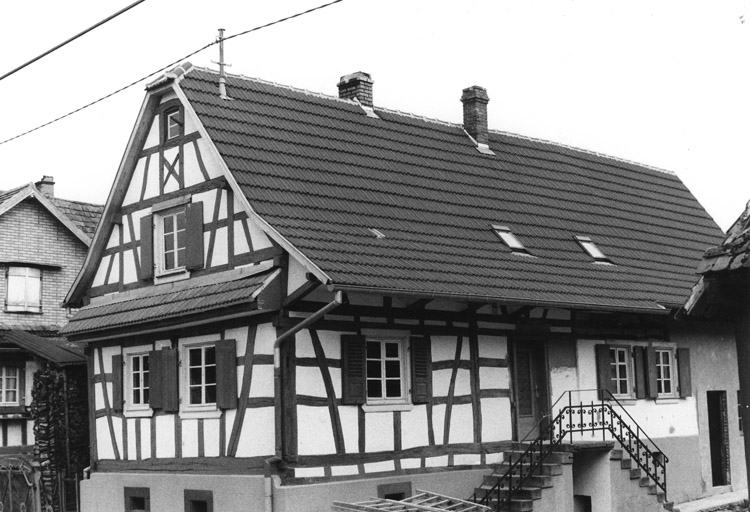 Ferme, Berger (rue du) 12. Vue d'ensemble du logis.