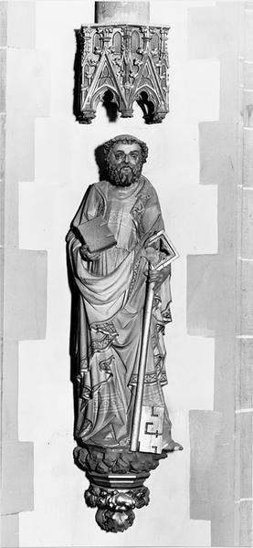 Statue d'applique de Saint Pierre (8).