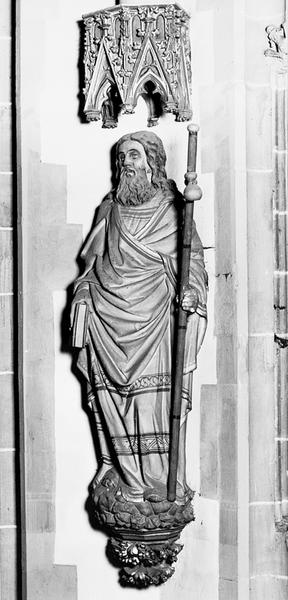 Statue d'applique : saint Jacques le Majeur