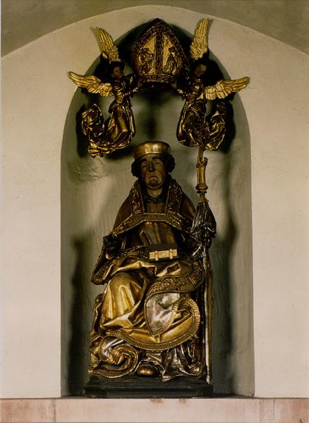 Statue de Saint Thiébaut, vue d'ensemble.