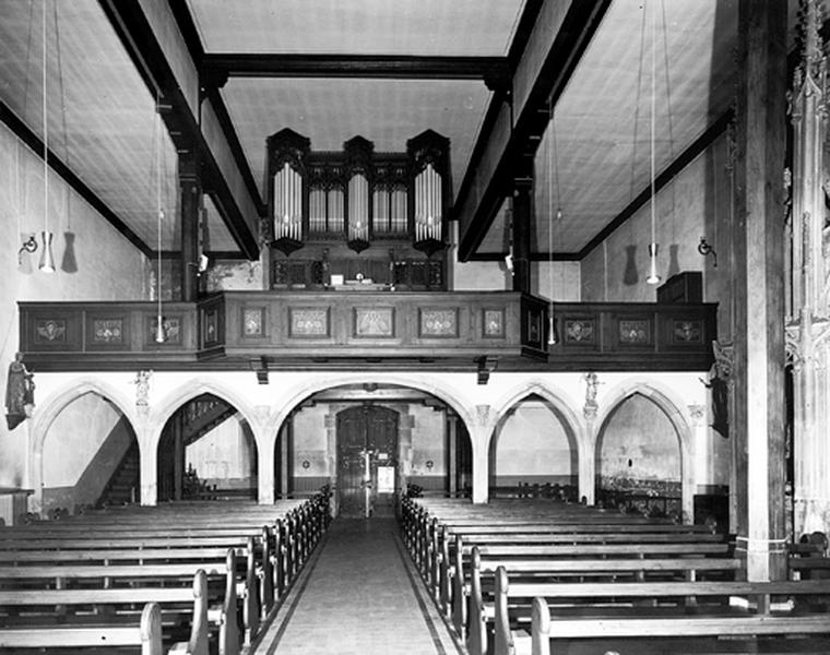 Vue de la tribune d'orgue (ancien jubé déplacé).