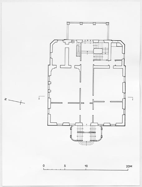 Plan au premier étage.