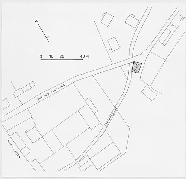 Plan masse et de situation de la cabane.