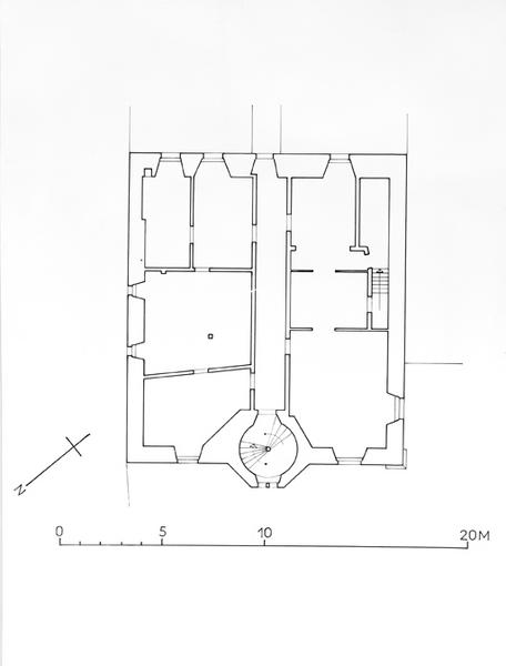 Plan au premier étage.