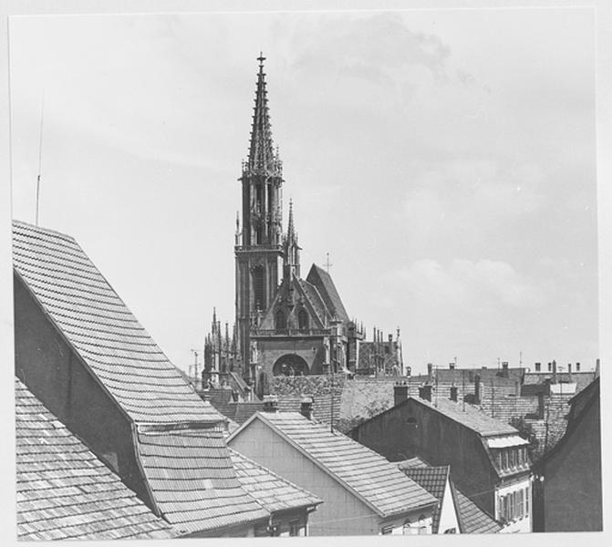 La collégiale vue de l'ouest.