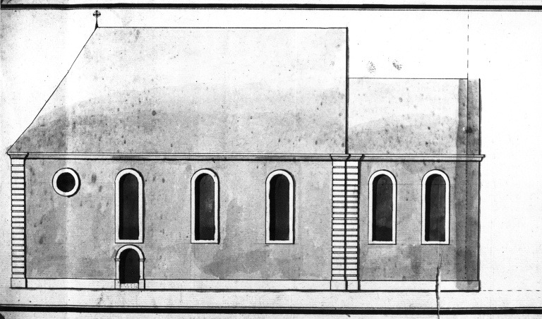 Projet de reconstruction par Chassain,1780.