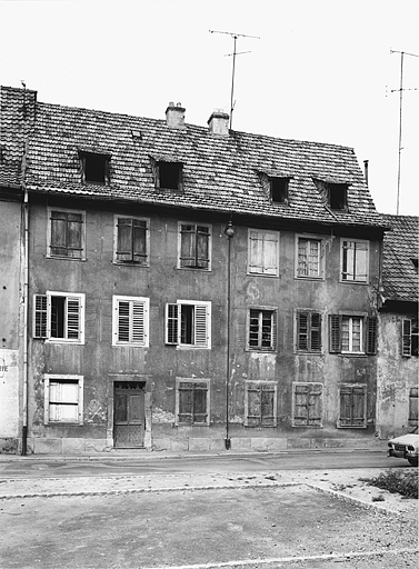 Vue de l'élévation sur rue.