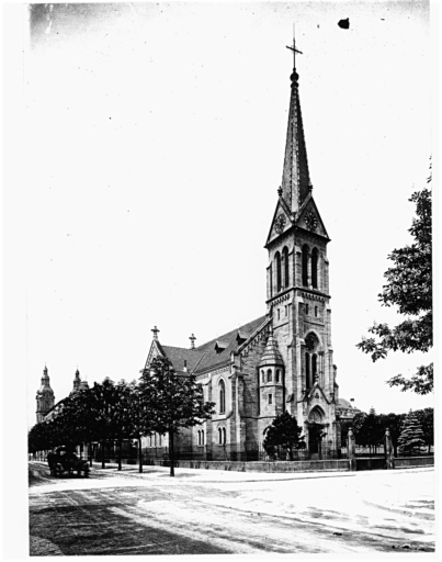 Vue ancienne du temple.