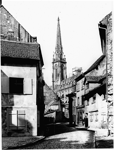 Vue ancienne de la rue de la Justice.