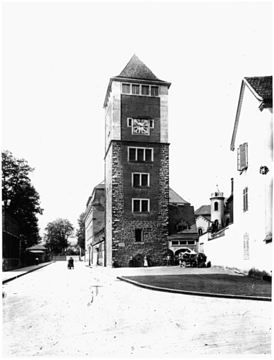 Vue ancienne de la tour du Diable.