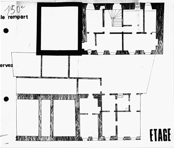 Plan à l'étage.