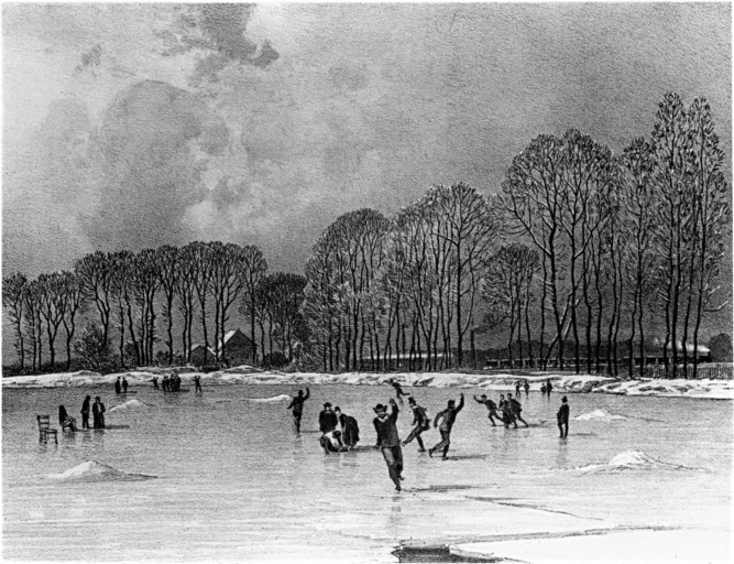 Vue du grand étang.