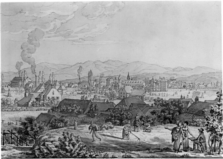 Dornach vu de l'ouest.