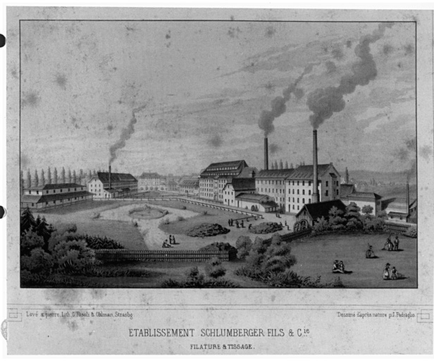 Usine Schlumberger-Grosjean et Cie. Vue d'ensemble.