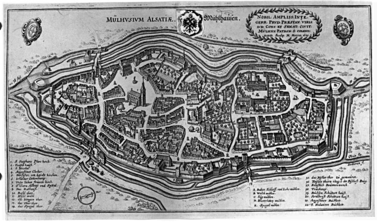 Plan ancien de la ville.