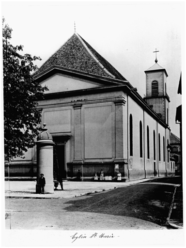 Vue ancienne de l'église.