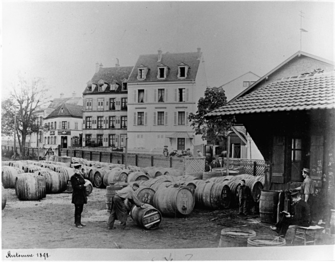 Vue ancienne de la gare de la Wanne.