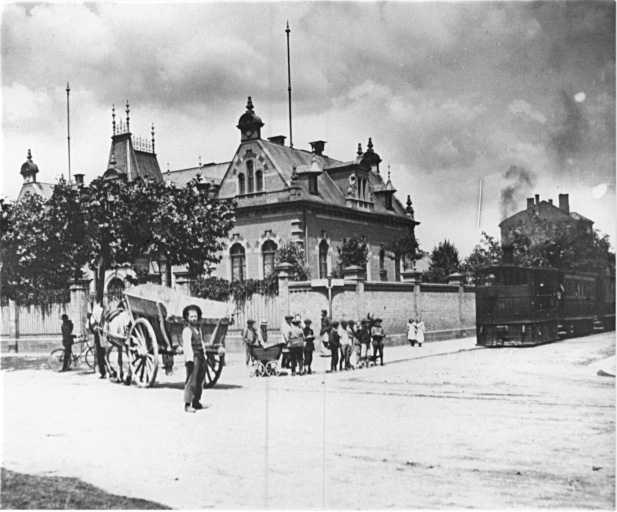 Vue ancienne de la caserne Coehorn, avenue de Colmar.