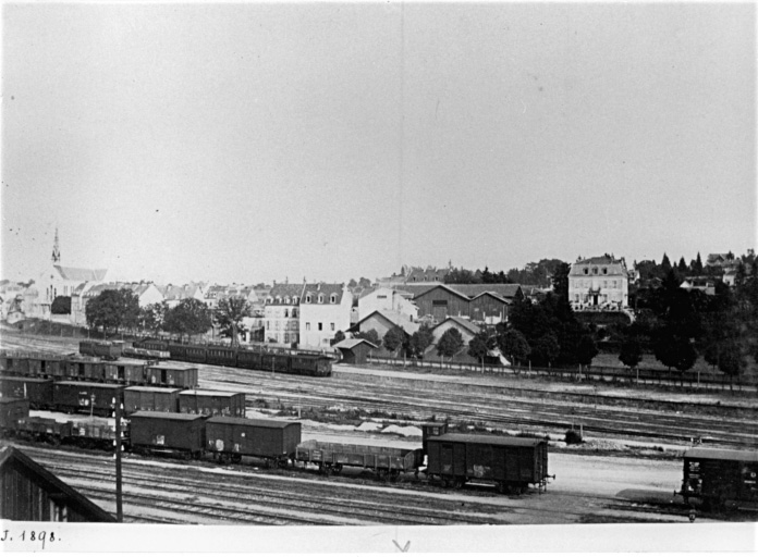 Vue ancienne de la gare de la Wanne.