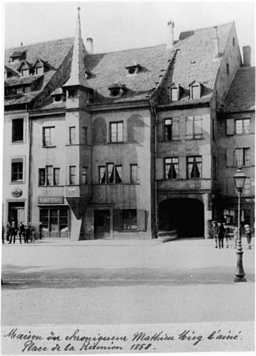 Vue ancienne de la maison Mieg.