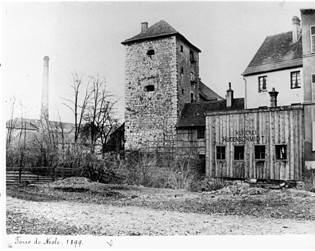 Vue ancienne de la tour Nessel.