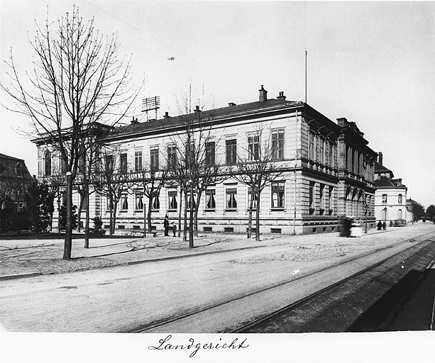 Vue ancienne du Landgericht.