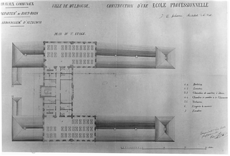 Plan du deuxième étage.