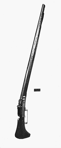 Mousquet à mèche provenant de l'arsenal de Mulhouse.