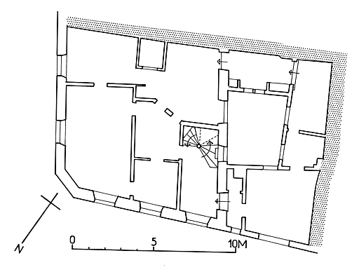 Plan au deuxième étage.