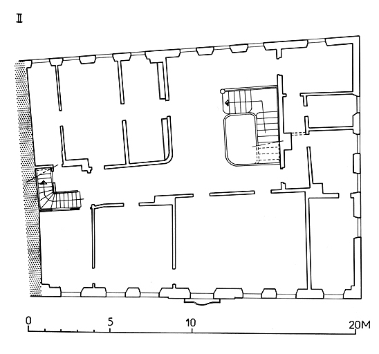 Plan du premier étage.