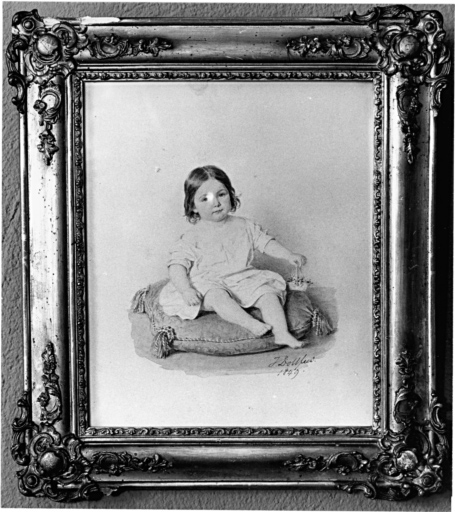 Portrait de Louise Suchard enfant.