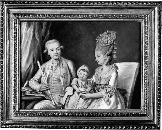 Portrait de Jean Gaspard Weiss et de sa famille.