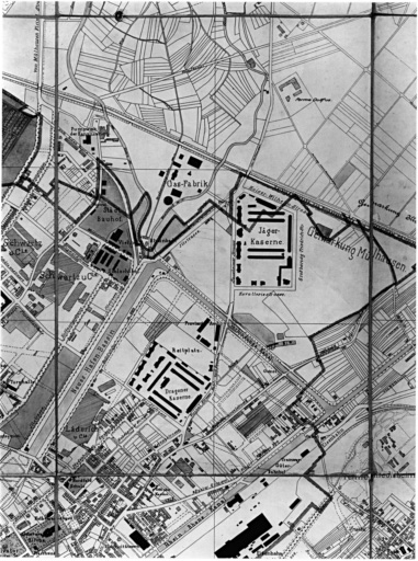 Plan de la commune : partie nord-est.