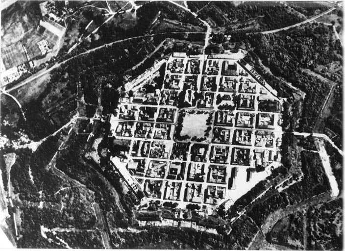 Vue aérienne.