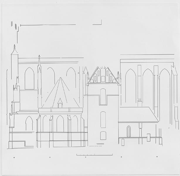 Elevation sud (partielle).