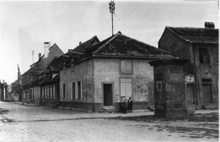 Abreuvoir entre les portes de Belfort et de Colmar (après 1945).