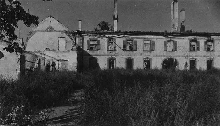 Façade postérieure (après 1945).