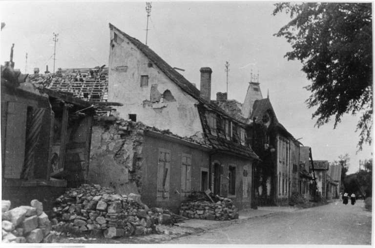 Maisons à un étage (après 1945).