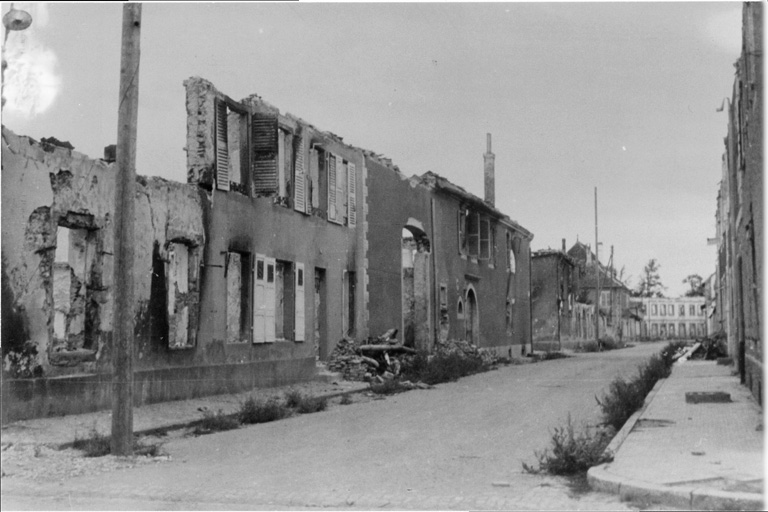 Maisons de la rue Xavier Jourdain (après 1945).