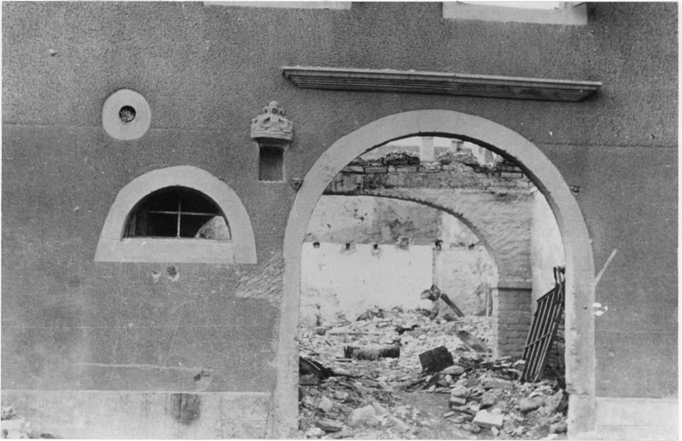 Détail du rez-de-chaussée (après 1945).