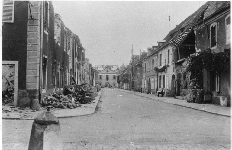 Maisons route de Colmar (après 1945).
