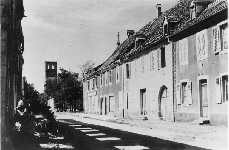 Rue Saint-Pierre, actuellement rue du Marché (après 1945).