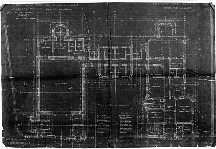 Plan du rez-de-chaussée.