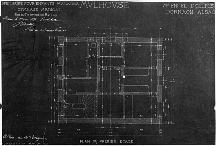 Plan du premier étage.