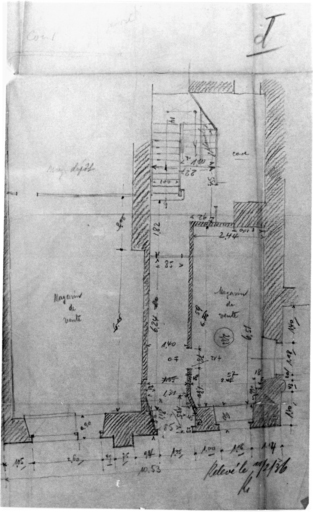 Plan du rez-de-chaussée.