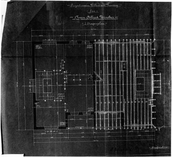 Plan du premier étage.