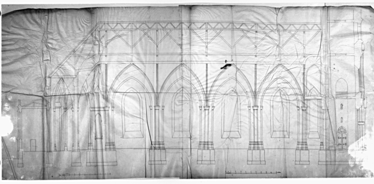 Projet : coupe longitudinale (non réalisé).