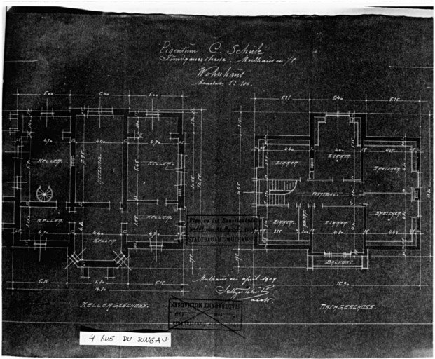 Plan de la cave et du comble.