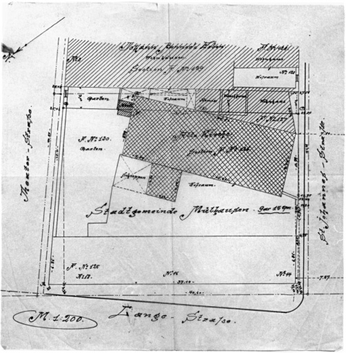 Plan de situation de la chapelle.