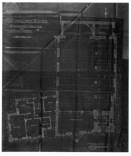 Plan du rez-de-chaussée.